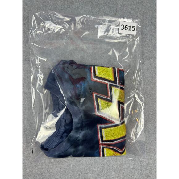KISS Shirt Size S Blue Tie Dye Short‎ Sleeve Crewneck Tee Rock Band DEFECT - Picture 9 of 9